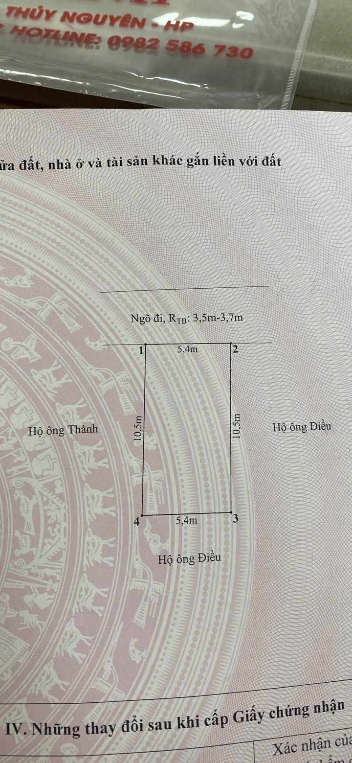 Đất nền Hồng Thái An Dương 57m² giá 800 triệu - Sổ đỏ chính chủ