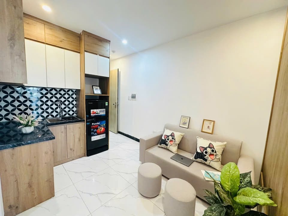 Căn hộ cho thuê 1 ngủ 1 khách Ngõ 198 Xã Đàn Đống Đa giá 6.2 triệu - Nội thất đầy đủ!