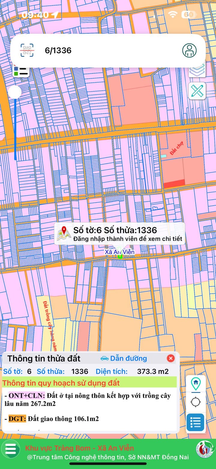 Đất nền 370m² An Viễn, Trảng Bom - Sổ hồng chính chủ, giá thỏa thuận!