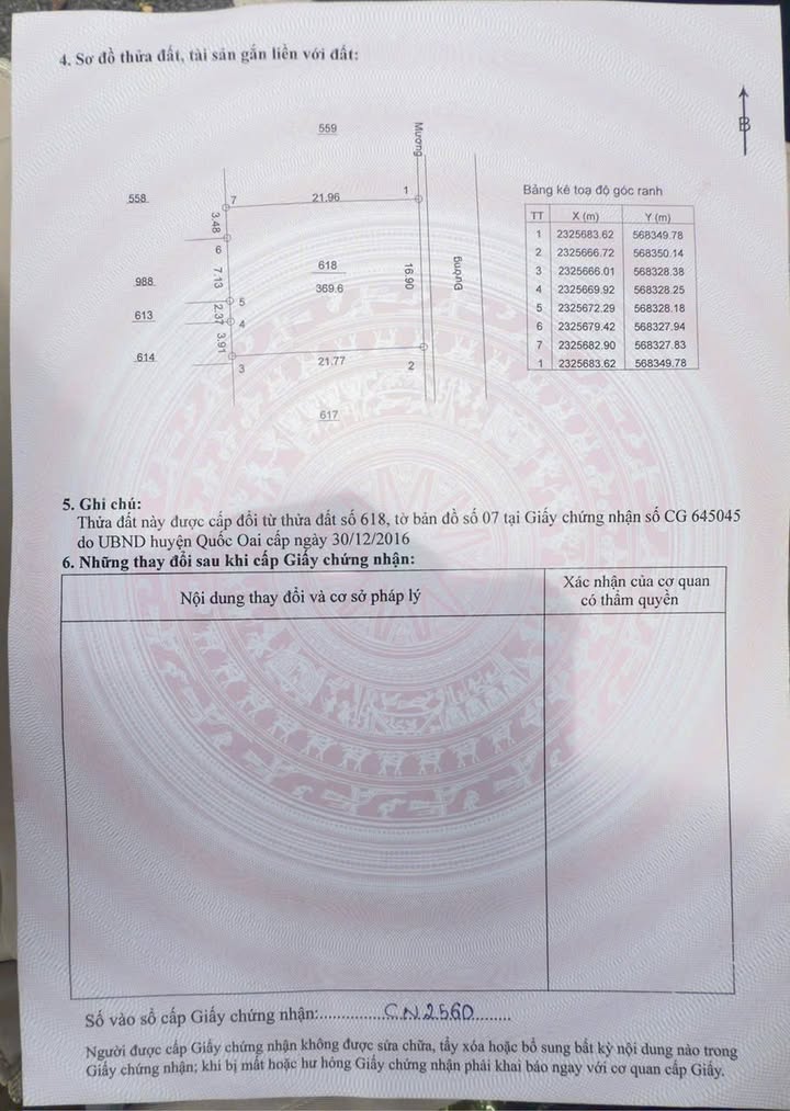 Lô đất đẹp 369m² tại Sài Sơn, Quốc Oai - Cơ hội đầu tư tuyệt vời!