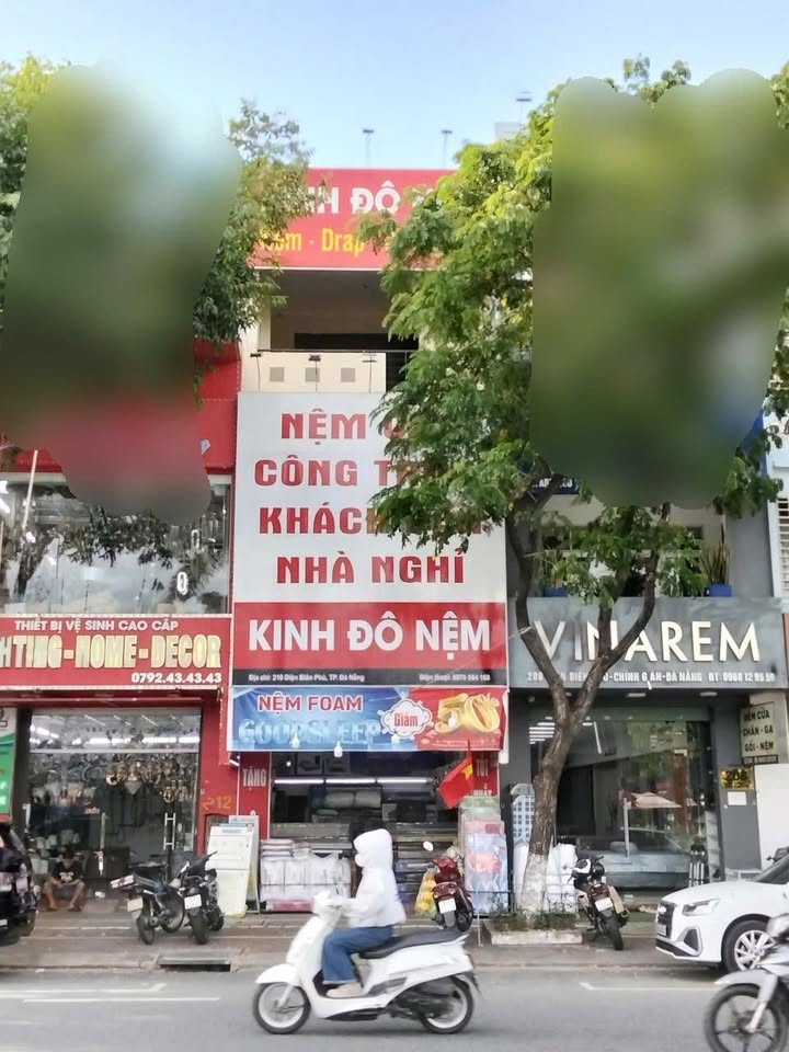 Cho thuê nhà 3 tầng mặt tiền 210 Điện Biên Phủ, Thanh Khê, Đà Nẵng - Vị trí vàng kinh doanh!