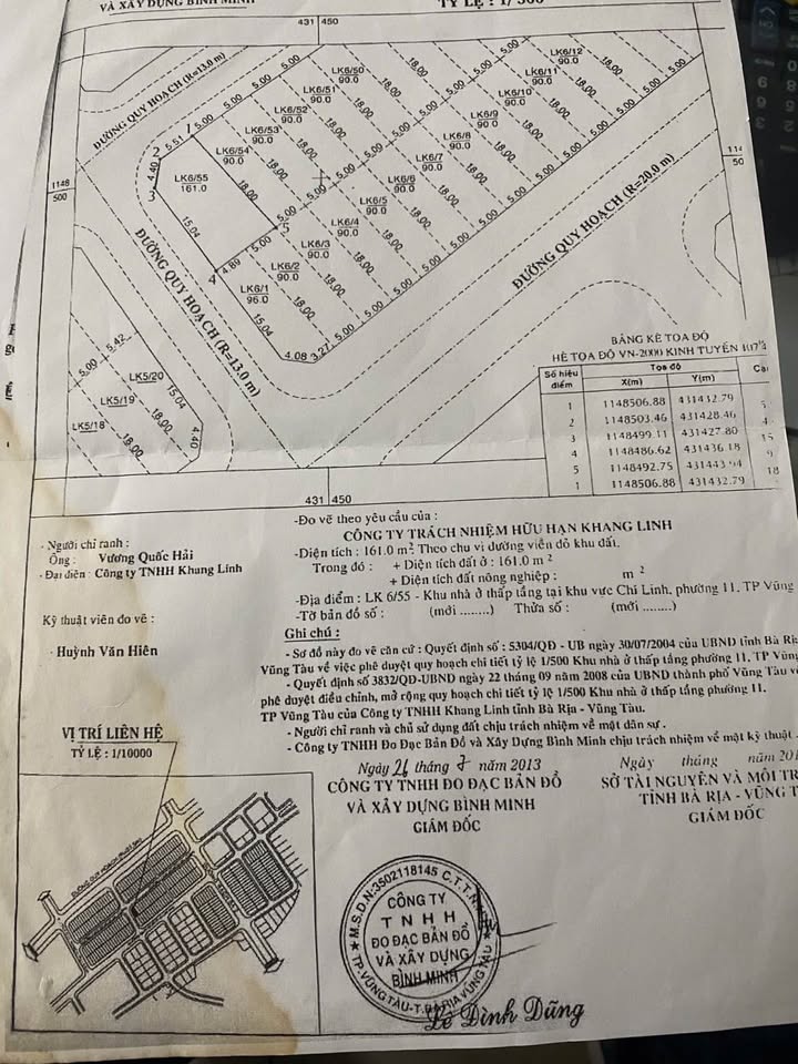 Đất nền lô góc khu Khang Linh, Vũng Tàu 161m² giá 6.928 tỷ - Cơ hội đầu tư hiếm có!