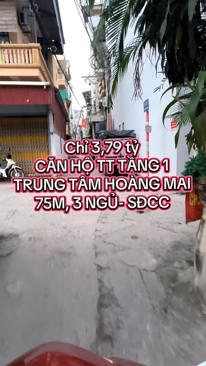 Căn hộ Tập thể tầng 1 Tân Mai 75m² giá 3 tỷ - Vị trí đắc địa, ô tô vào tận nơi!