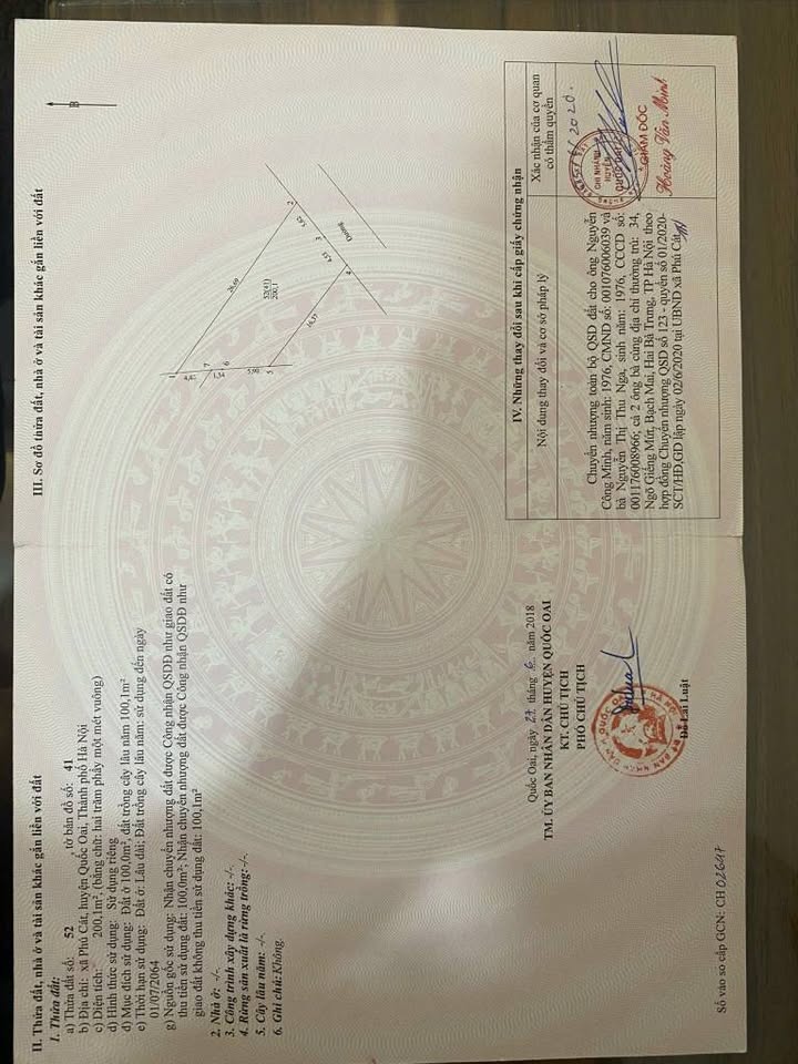 Đất nền Phú Cát - Quốc Oai 200m² giá 5.8 tỷ - Đường lớn thông thoáng!