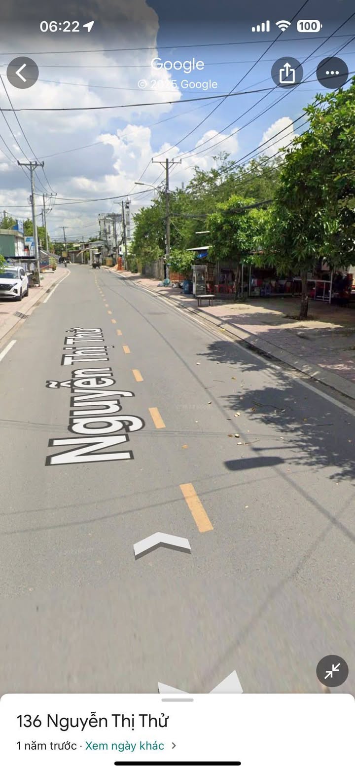 Lô đất mặt tiền Nguyễn Thị Thử 136m² giá 3 tỷ - Tiềm năng sinh lời cao!