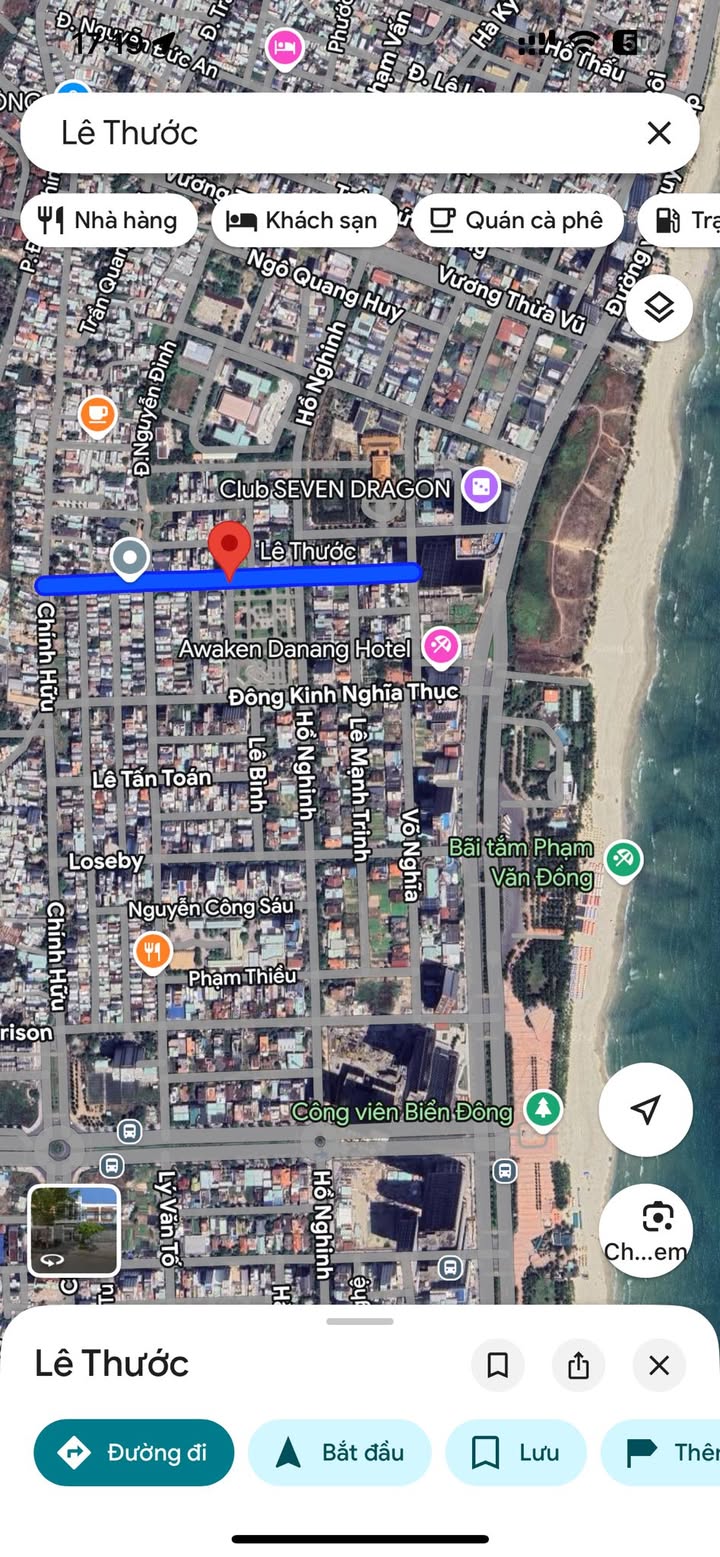 Đất 2 mặt tiền đường Lê Thước, Đà Nẵng 90m² giá 14.9 tỷ - Đầu tư sinh lời hấp dẫn!