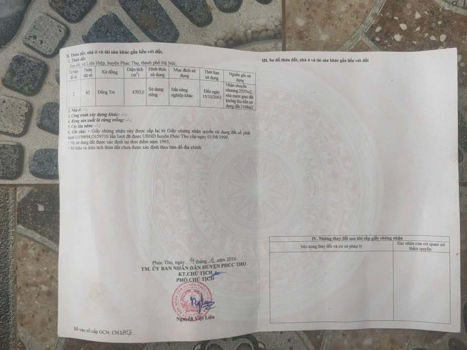 Đất 2000m² tại Dị Nậu, Thạch Thất - Đầu tư sinh lời nhanh chóng!