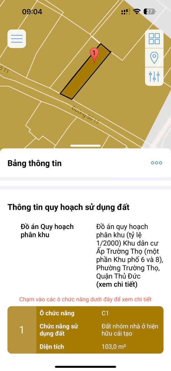 Đất Mặt Tiền Đường Số 11, Trường Thọ 90m² giá 9,2 tỷ - Cơ hội đầu tư tuyệt vời!