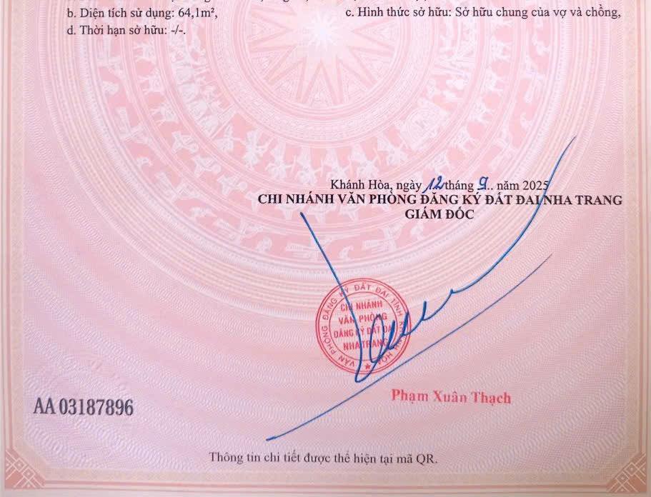 Căn hộ chung cư Hoàng Quân Vĩnh Hòa 64m² giá 2.27 tỷ - Nội thất đầy đủ, sẵn sàng vào ở!