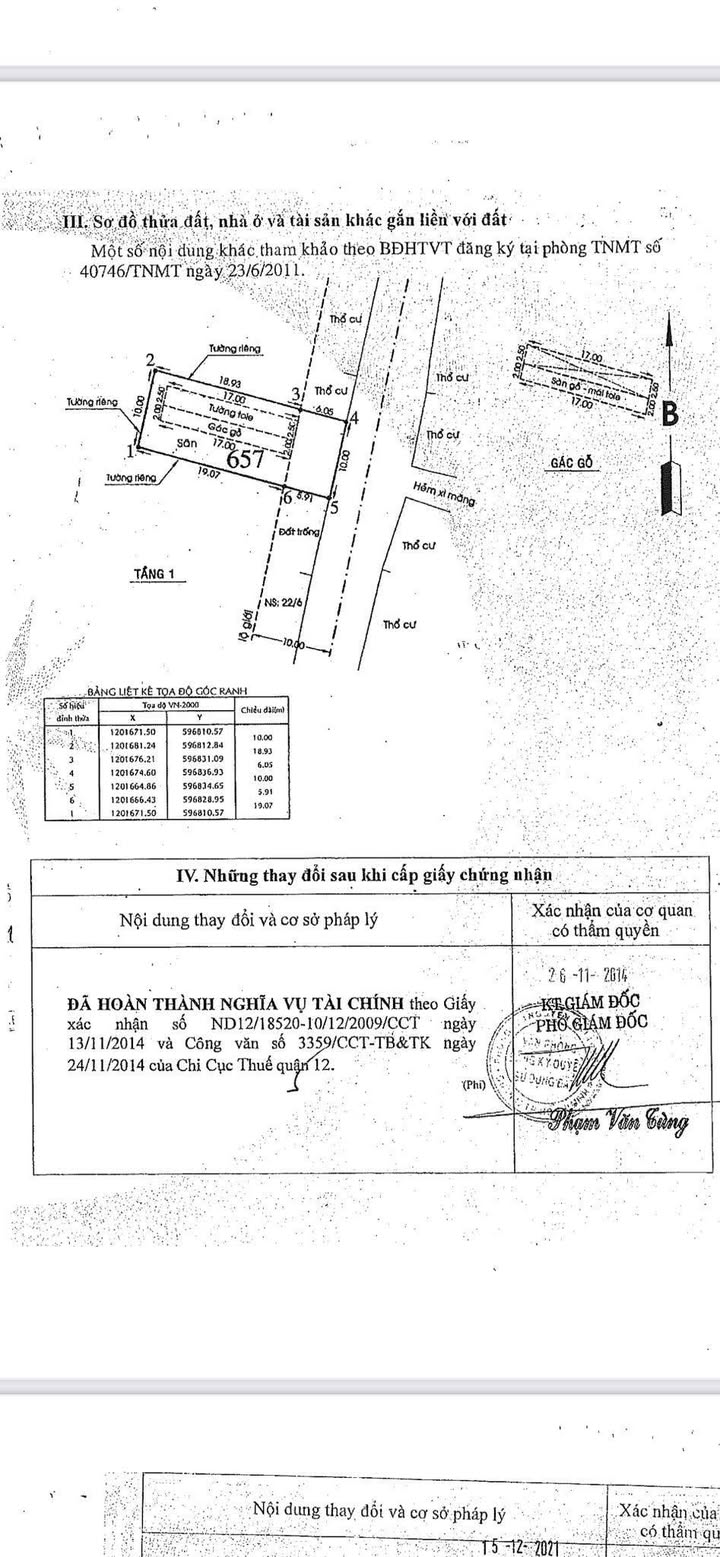 Đất mặt tiền TTH 14, Quận 12, 250m² giá 17 tỷ - Cơ hội đầu tư tuyệt vời!