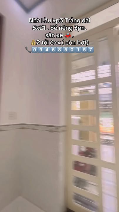 Nhà bán khu phố 3, Trảng Dài, Biên Hòa 105m² giá 2.69 tỷ - Sổ hồng riêng, hướng Đông