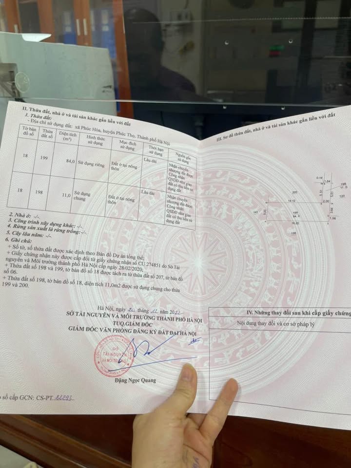 Đất thổ cư Phúc Hòa, Phúc Thọ 84m² giá 2.2 tỷ - Vị trí thuận lợi cho đầu tư!