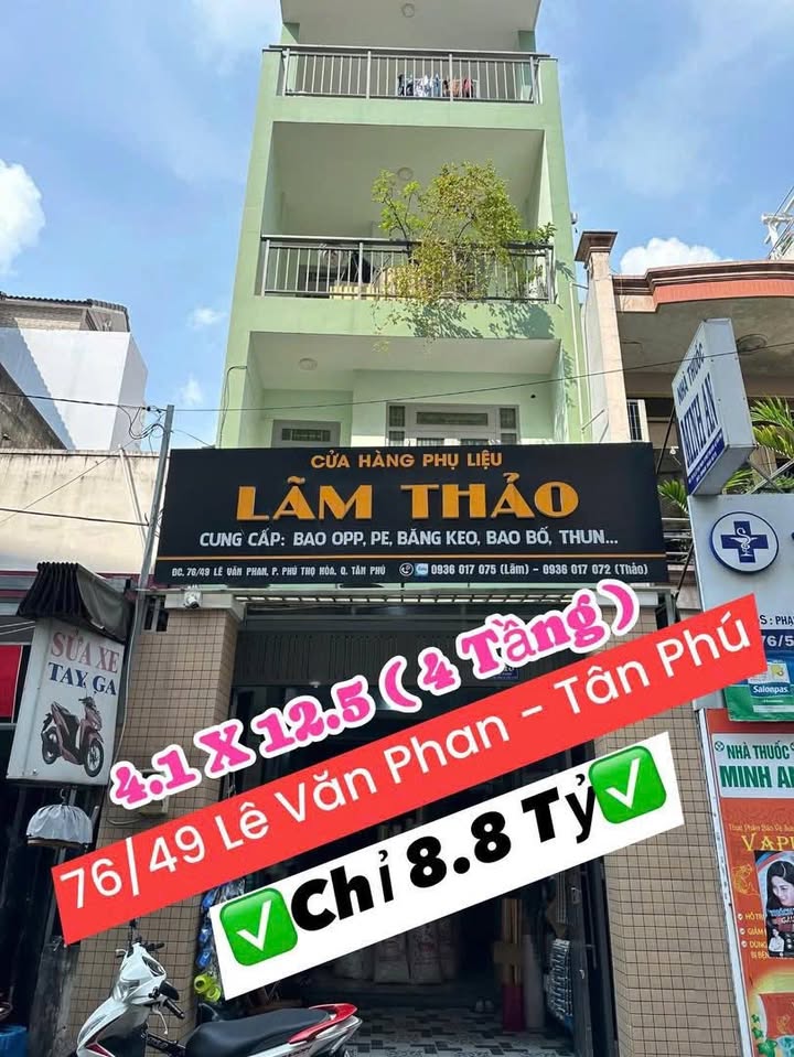 FrontHouse 76/49 Lê Văn Phan 51.25m² giá 8.8 tỷ - Vị trí đẹp, xe hơi vào tận nơi!