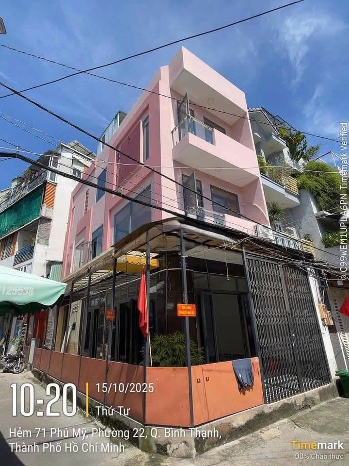 Nhà cho thuê 71/ Phú Mỹ, Bình Thạnh 60m² giá 25 triệu - Hẻm xe hơi, an ninh!