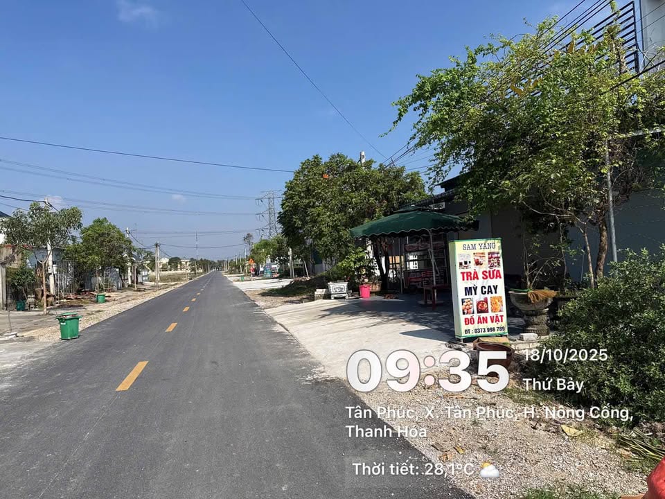 Đất nền Tân Phúc Nông Cống 180m² giá 1 tỷ - Đầu tư sinh lời ngay!