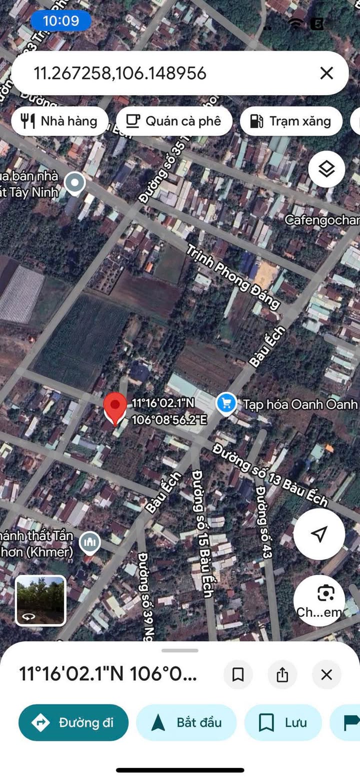 Đất nền Hòa Thành 124m² giá 380 triệu - Sổ hồng chính chủ, giá tốt!