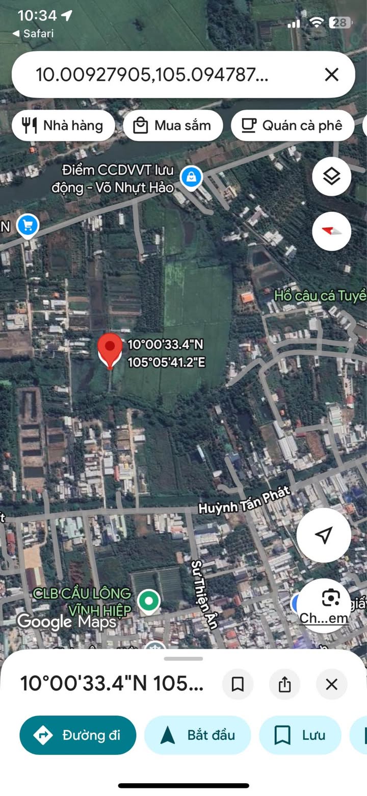 Đất mặt tiền khu phố Thông Chữ, Rạch Giá 578m² - Tiềm năng đầu tư cao!