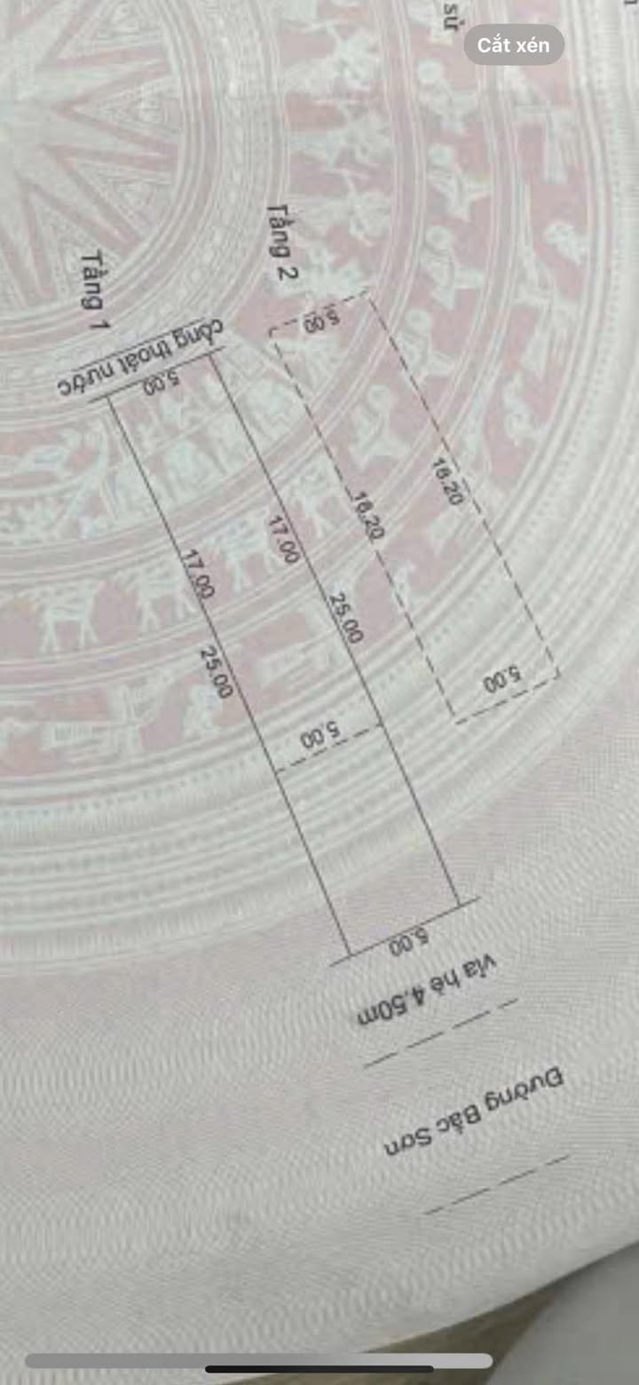 Nhà 2 tầng mặt tiền Bắc Sơn, 125m² giá 8.9 tỷ - Cần bán gấp trong tháng!