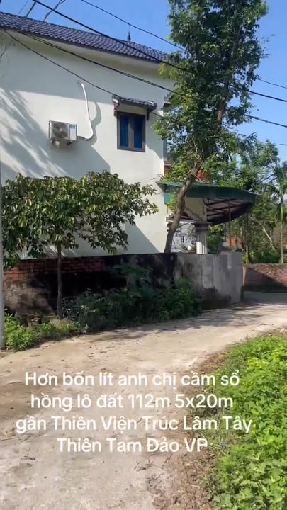 Đất thổ cư 112m² tại Đại Đình, Tam Đảo - Giá chỉ 400 triệu, vị trí lý tưởng để đầu tư!