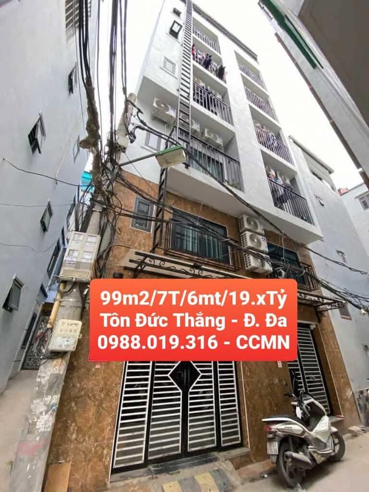 Chung cư mini Tôn Đức Thắng 99m² giá 19 tỷ - Dòng tiền cao 120 triệu/tháng!