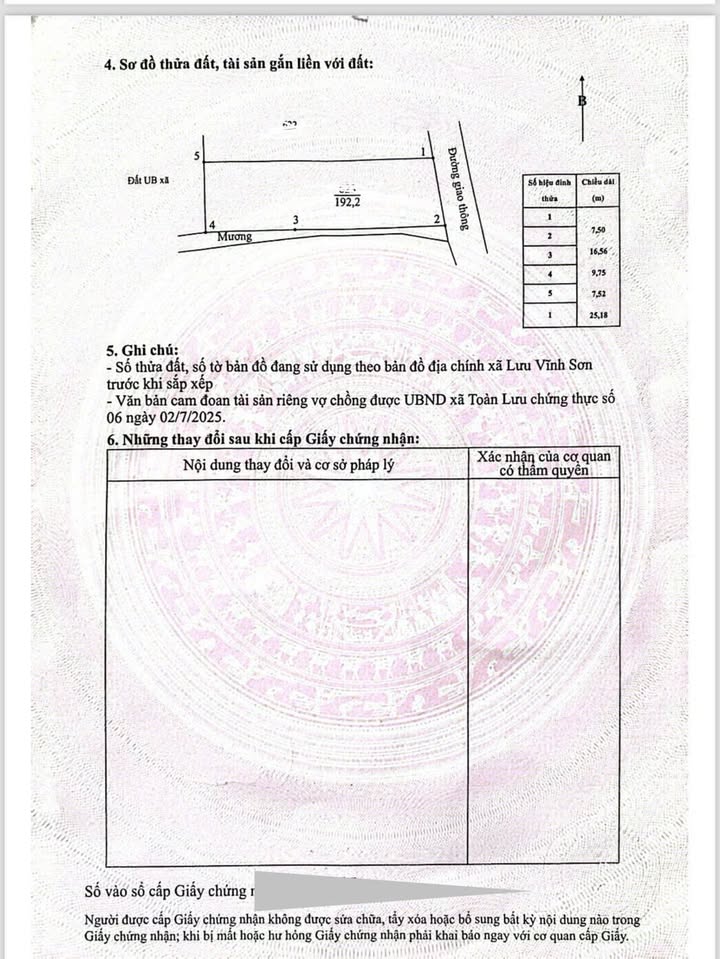 Đất nền tại xã Toàn Lưu, Thạch Hà 192m² chỉ 1 tỷ - Cơ hội đầu tư tuyệt vời!