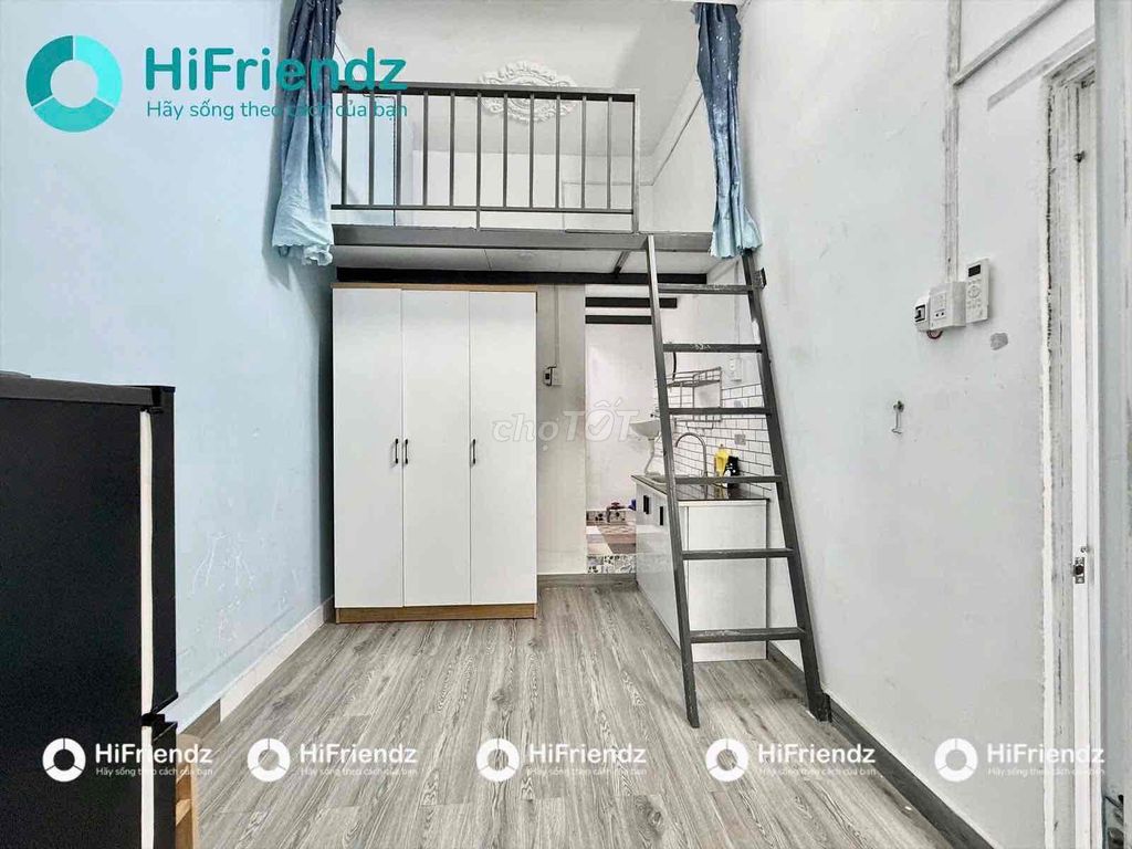 Căn hộ Duplex Đường Trường Chinh 30m² giá 4.4 triệu - Full nội thất, ra vào vân tay!