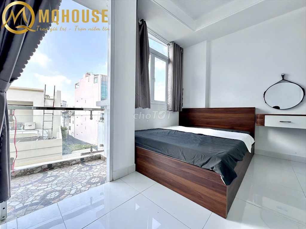 Căn hộ 1PN ban công, cửa sổ – Full nội thất mới 100% tại Nguyễn Văn Đậu