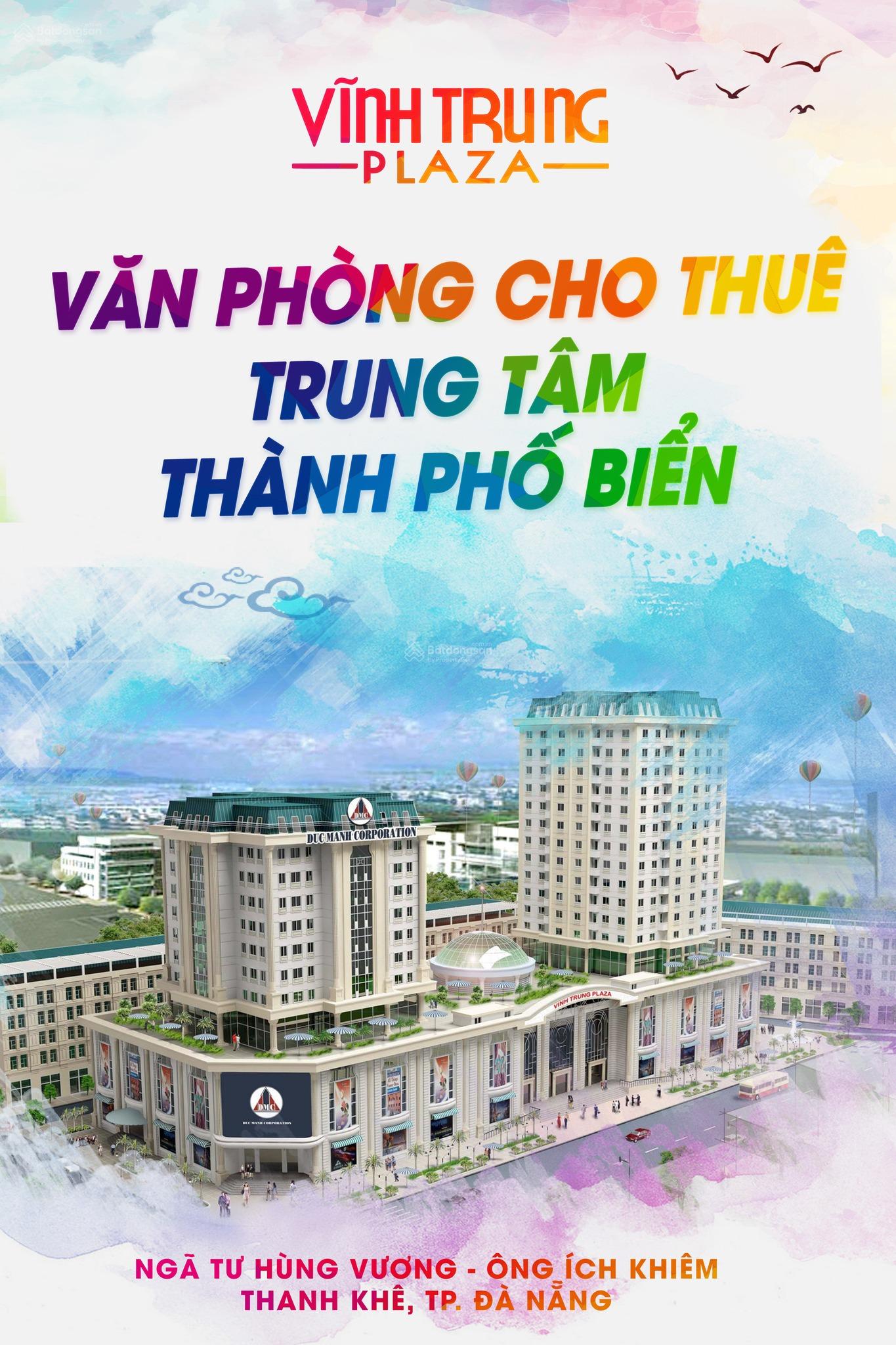 Văn phòng Vĩnh Trung Plaza Đà Nẵng 725m² giá 181 triệu - Không gian làm việc đẳng cấp!