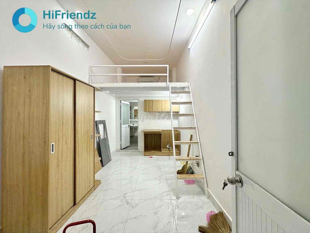 Phòng cho thuê mới xây tại đường Thống Nhất Gò Vấp 28m² - Giờ giấc tự do, hầm xe rộng rãi!