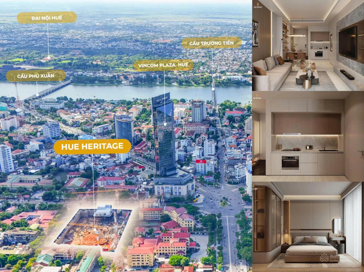 Căn hộ Huế Heritage 82m² giá chỉ 60 triệu/m² - Đầu tư sinh lời ngay!