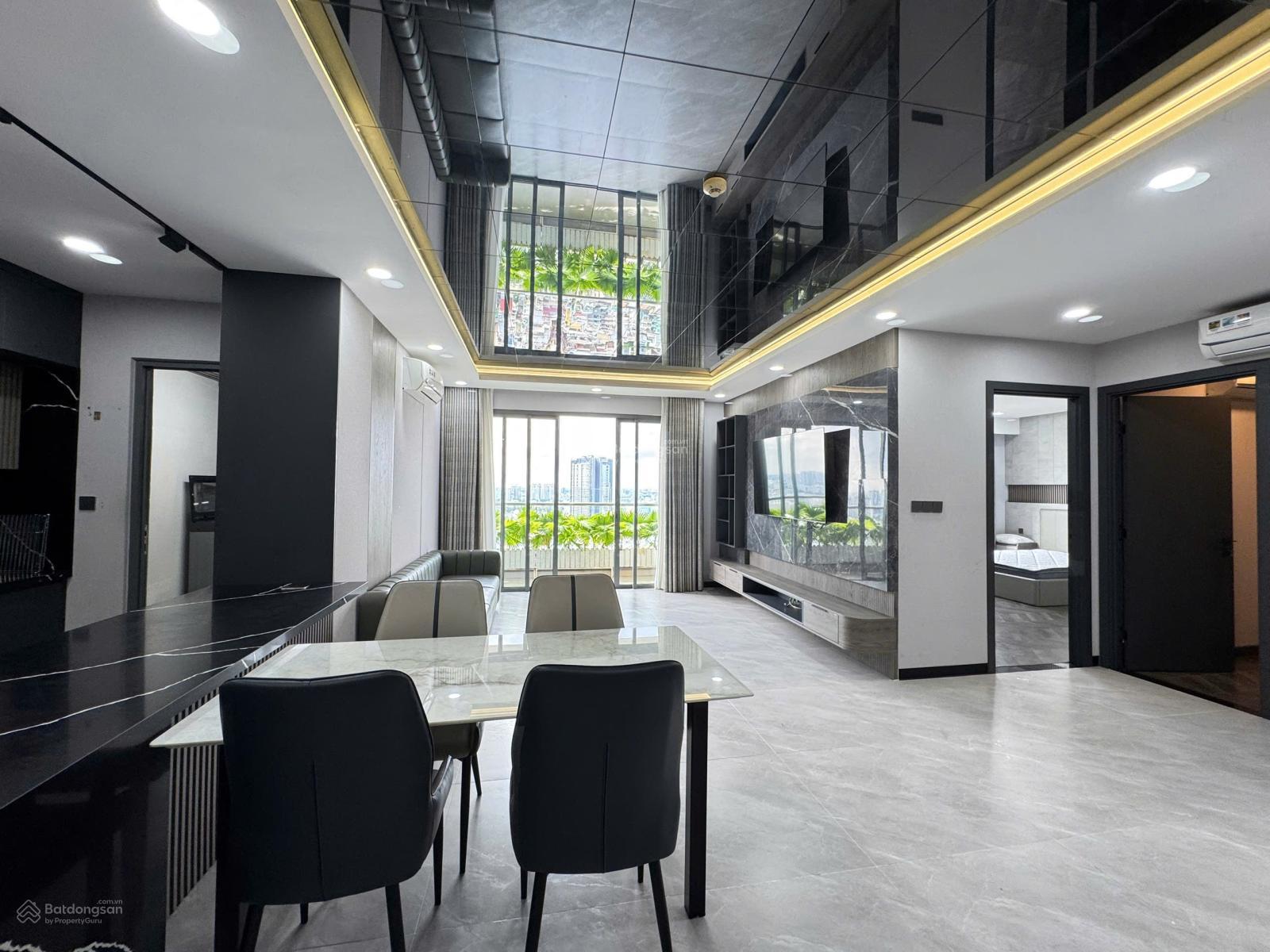 Căn hộ The Gold View Q4 130m² giá 35 triệu - Nội thất FULL BLACK siêu sang!