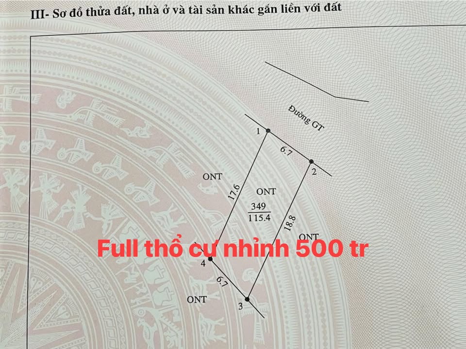 Đất nền Tu Vũ, Thanh Thủy 115m² giá chỉ 5xx triệu - Cơ hội đầu tư hấp dẫn!