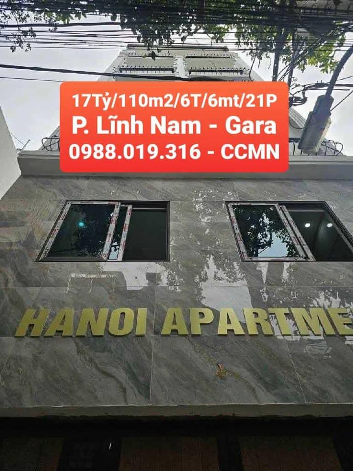 Nhà riêng Lĩnh Nam 110m² giá 17.17 tỷ - Đầu tư sinh lời ngay!