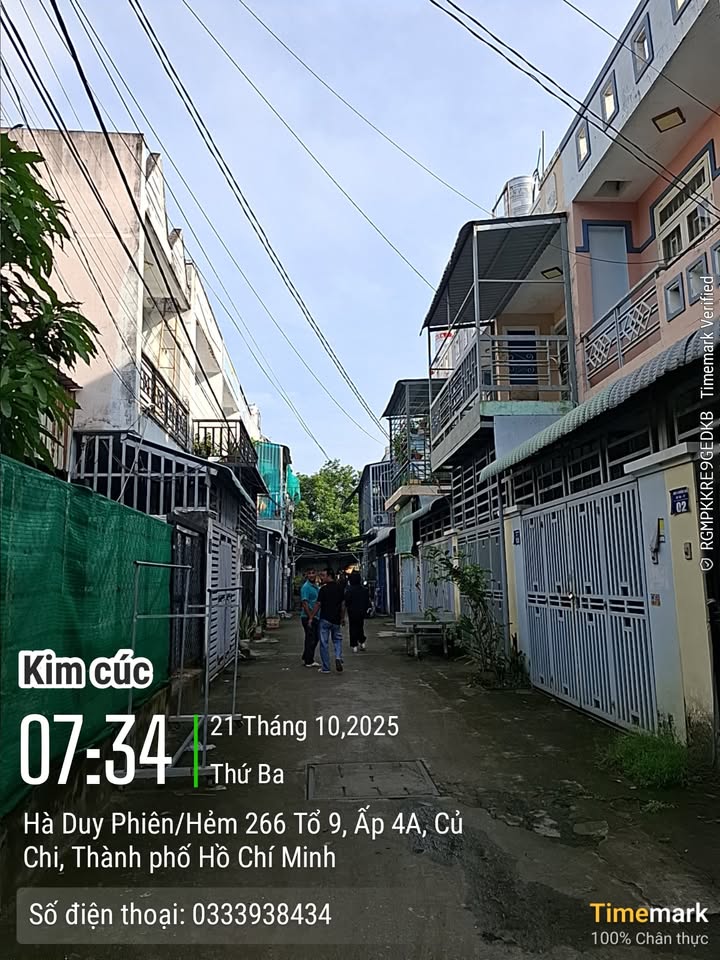 Bán nhà 2 mặt tiền 264 Hà Duy Phiên, Củ Chi 112m² - Vị trí đẹp, sổ đỏ chính chủ!