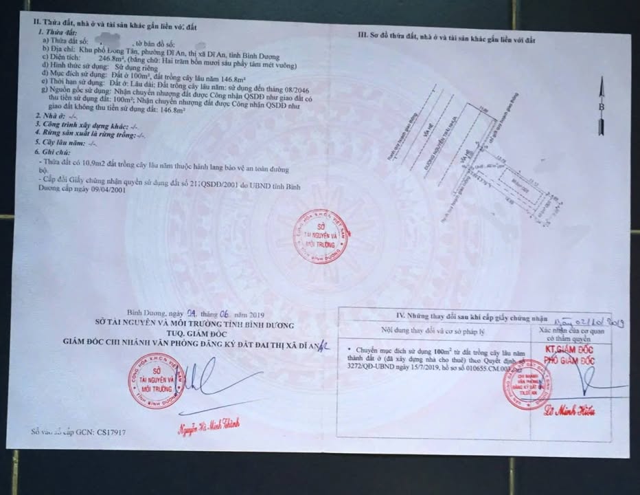 Mặt tiền kinh doanh đường Nguyễn Trãi Dĩ An 246.8m² giá 16 tỷ - Cơ hội đầu tư siêu hấp dẫn!