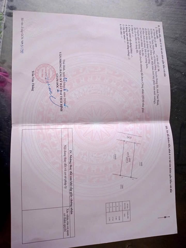 Đất nền Hưng Hà 108m² giá 1 tỷ - Gần khu dân cư sầm uất!