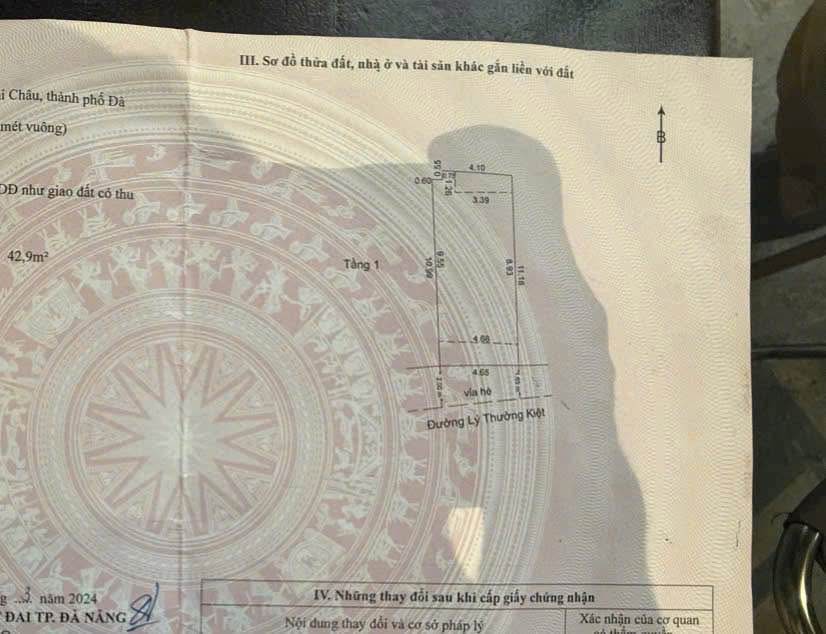Nhà mặt tiền Lý Thường Kiệt, Hải Châu 53m² giá 8 tỷ - Đầu tư sinh lời tương lai!