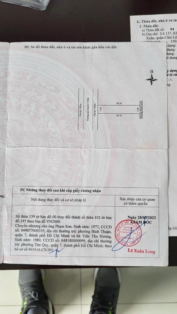 Đất nền mặt tiền Nhơn Hòa Xuân 150m² giá 4.7 tỷ - Cơ hội đầu tư tuyệt vời!