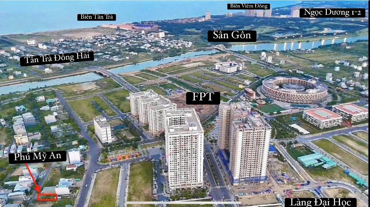 Đất nền khu đô thị Phú Mỹ An Đà Nẵng 100m² giá 4.65 tỷ - Sát bãi biển Tân Trà!