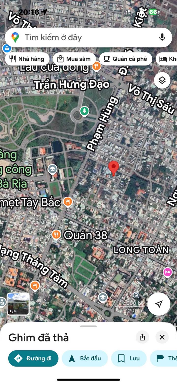 Đất nền Bà Rịa - Vũng Tàu 138m² giá 1.9 tỷ - Đối diện công viên rộng lớn!