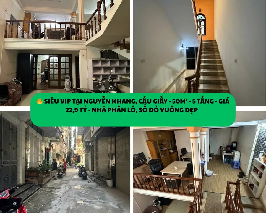 Nhà FrontHouse Nguyễn Khang, Cầu Giấy 50m² giá 22.9 tỷ - Đầu tư sinh lời ngay!