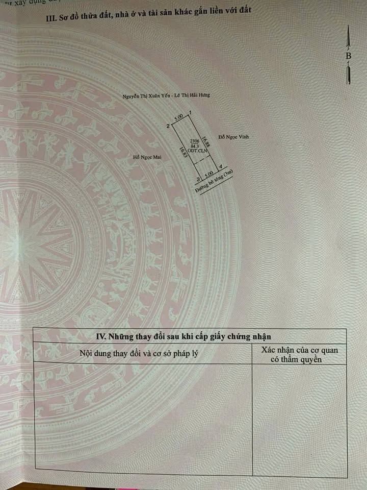 Đất thổ cư P. Tân An, Thủ Dầu Một 84m² giá 1.38 tỷ - Dân cư đông đúc, ô tô vào tận nơi!