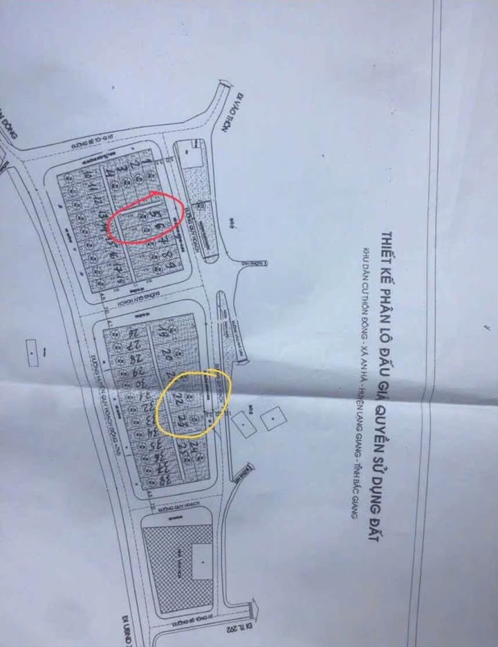 Đất đấu giá tại xã An Hà, Lạng Giang 110m² - Mặt tiền 5,5m, giá tốt cho đầu tư!