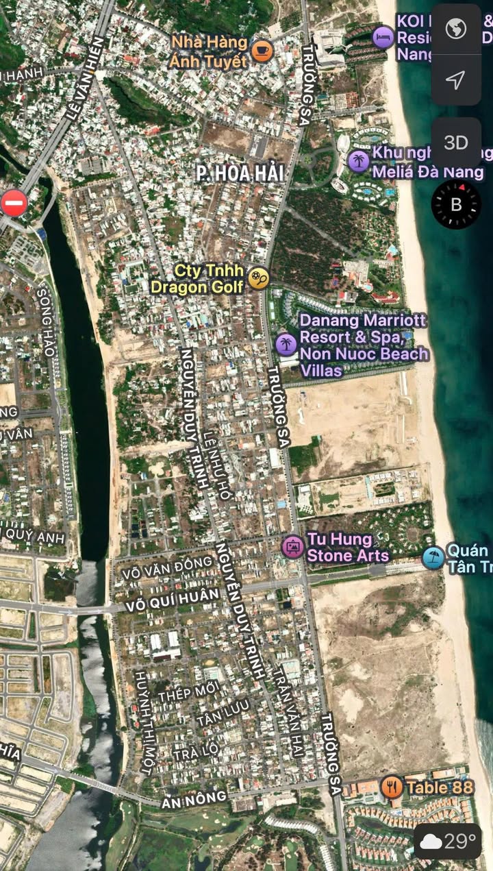 Đất nền mặt tiền Nguyễn Duy Trinh, Hòa Hải 181m² giá 11 tỷ - Cơ hội đầu tư tuyệt vời!