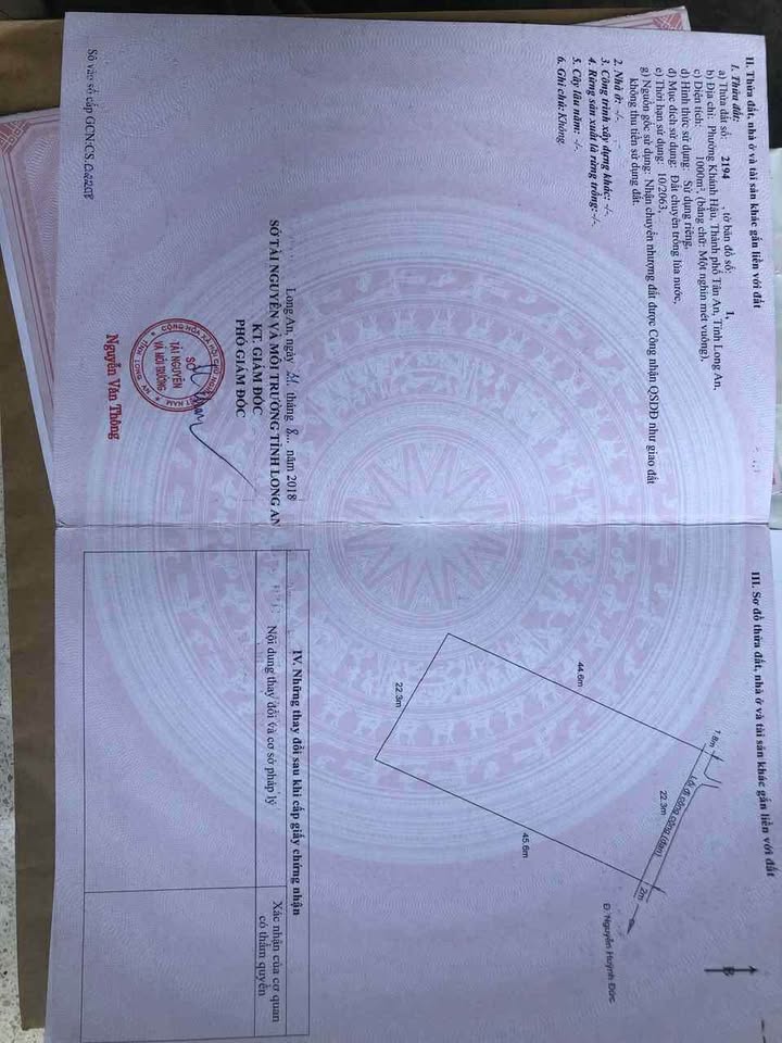 Đất lúa 1000m² Khánh Hậu, Tân An - Giá chỉ 1.1 tỷ, chính chủ bán gấp!