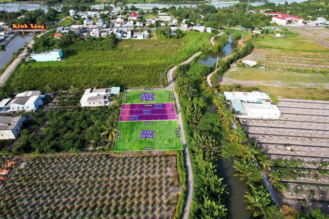 Đất thổ cư 1000m² tại Bình Đức - Bến Lức, giá chỉ từ 3 tỷ - Đầu tư sinh lời lý tưởng!