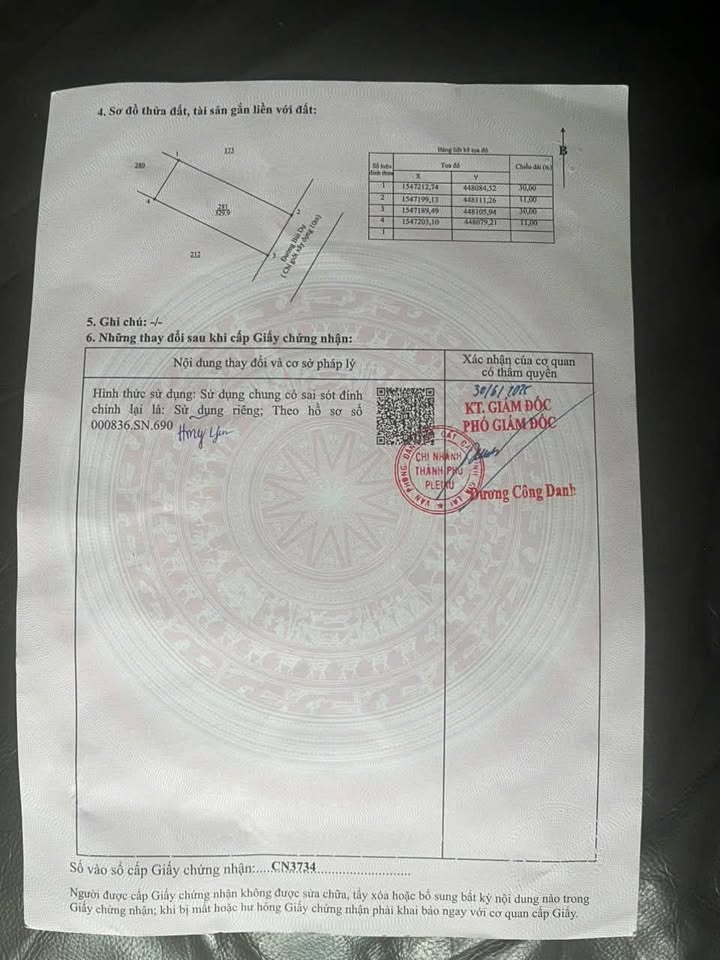 Đất mặt tiền đường Bùi Dự, Pleiku 300m² giá 2.9 tỷ - Đầu tư sinh lời tuyệt vời!