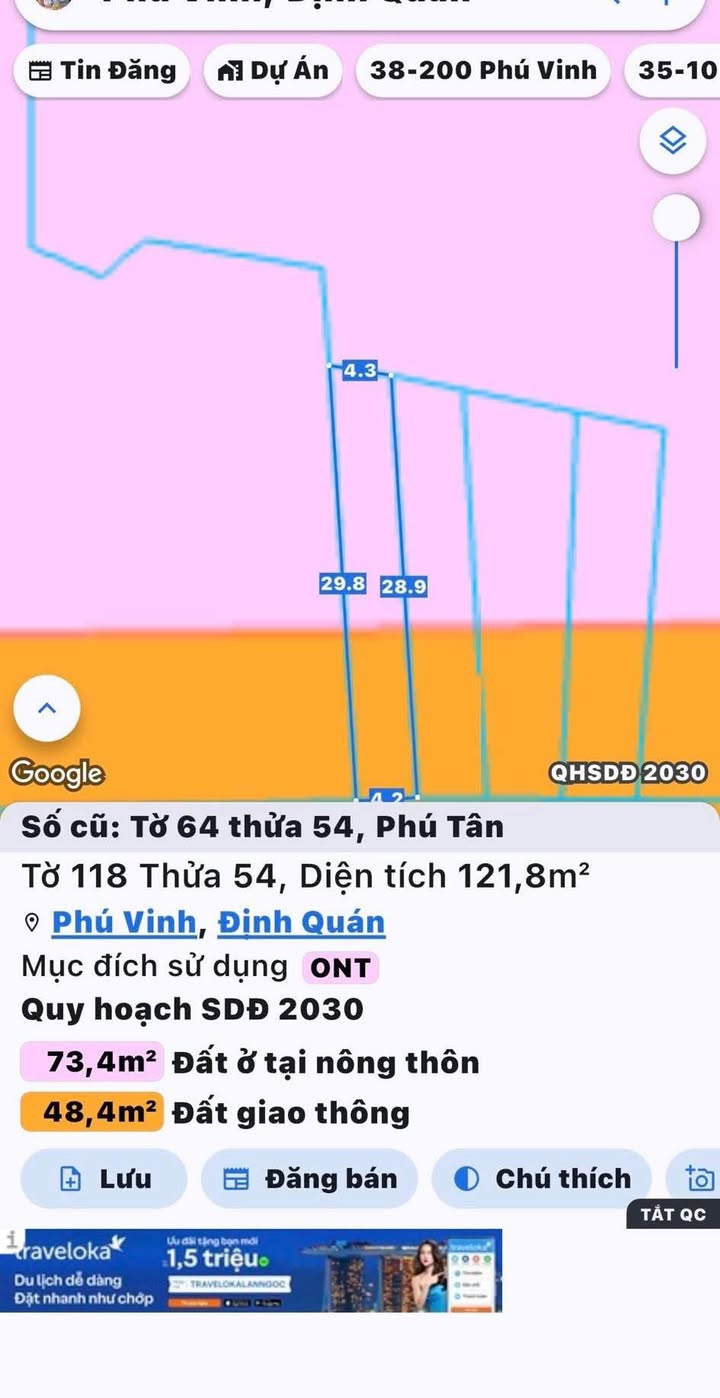 Cần bán gấp nhà mặt tiền nhựa ấp 1, xã Phú Tân, 121.8m² giá 480 triệu - Sổ hồng chính chủ!