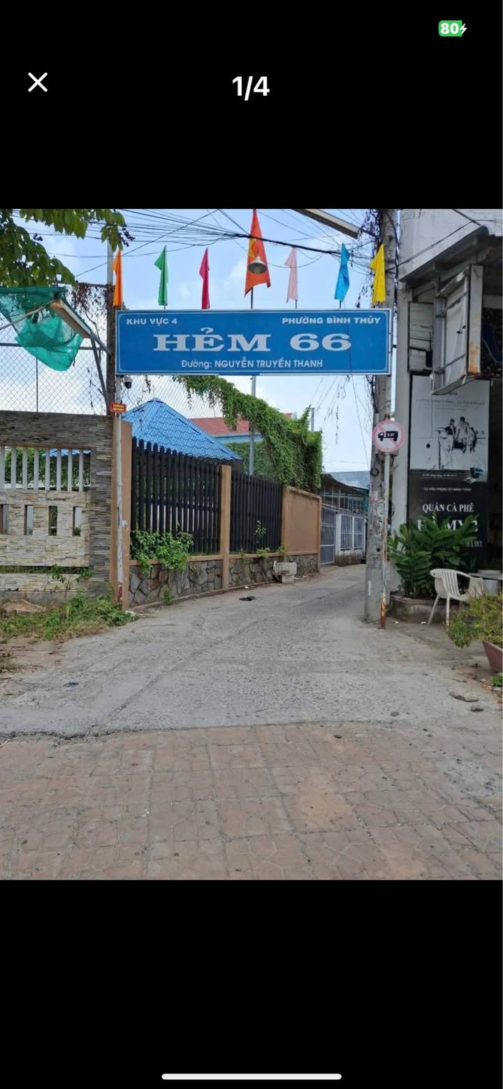 Đất nền hẻm 66 đường Nguyễn Truyền Thanh, Bình Thủy, Cần Thơ 71m² - Giá hời chỉ 850 triệu