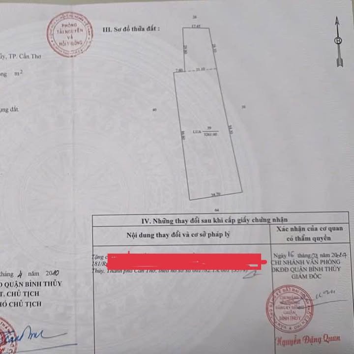 Đất nền Rạch Sơn, Long Tuyền 3261m² giá 2.12 tỷ - Cơ hội đầu tư tuyệt vời!